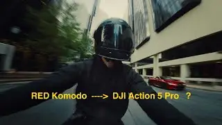 RED Komodo vs DJI Action 5 Pro
