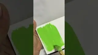 NEON GREEN | Colour Mixing #shorts #trending #neon #color #painting #tutorial #artist