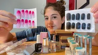 Como hacer PRESS ON NAILS - tutorial / aplicar pigmentos - uñas etc..