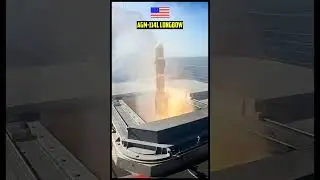 What Happens When US AGM-114L Longbow Hellfire Missile Launches aboard Combat Ship #shorts