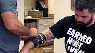 Voodoo Floss- elbow tendinitis for BJJ practitioners