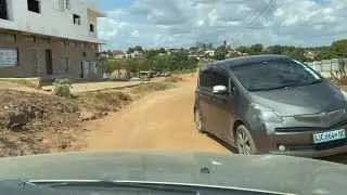 Road 4250 from Unilurio   Nampula   Driving in Mozambique