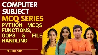 Python MCQs &ndash; Functions, OOPs & File Handling