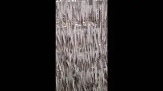 Tiul cu paiete si franjuri