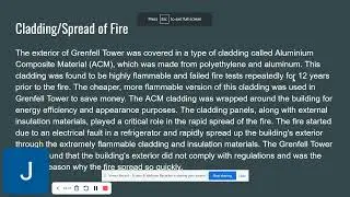 FIPT 103 Case Study Jordan Smith Grenfell Tower