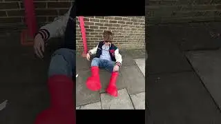 MSCHF BIG RED BOOTS from Upshoeru