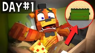 FREDDY SPENDS 24 HOURS IN A DUMPSTER! - Fazbear and Friends SHORTS #1-7