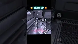 🔥 FREE FIRE TEAM-UP HELLING BATTLE 💀 | FULL SQUAD RUSH 😈🔥#shorts