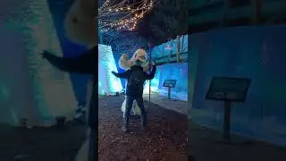 Yeti dance at the Aurora Winter Festival