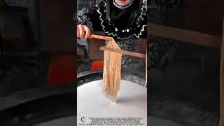 Tofu Skin Lifting Work Tool Using Traditional Manual Method #worktool