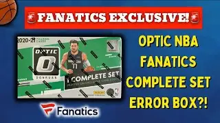 *ERROR BOX?! WHAT HAPPENED??😱 2020 Donruss Optic Basketball Fanatics Complete Set! 🔥