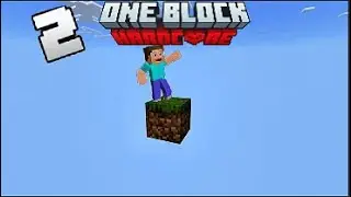 Minecraft One Block Hardcore part 2!!!