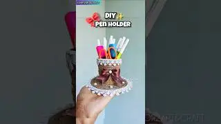 Turn Trash into Treasure! Make a cool DIY pen holder from waste materials. Super easy and fun!