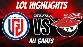 LGD vs AL- Highlights - ALL GAMES | LPL Summer 2023