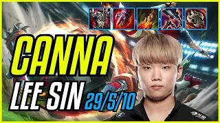 CANNA - LEE SIN - KR CHALLENGER - PATCH 11.10