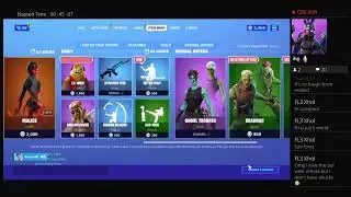 LIVE Fortnite Item shopBattle royal gameplay grinding xp grinding for 1k plz help