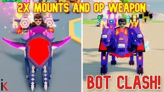 2x Mounts and a MEGA Weapon! | Bot Clash! | Roblox | Ep. 154