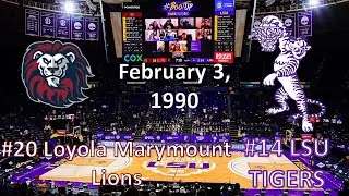 2/3/90 - #20 Loyola Marymount vs #14 LSU