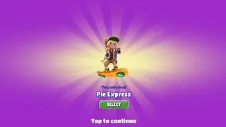 SUBWAY SURFERS NEW YORK 2025 | UNLOCKING PIE EXPRESS BOARD