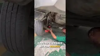 #marutisuzuki #baleno Suzuki Baleno fitted with New Tech Ground Clearance Kit - 28 to 34 MM height+