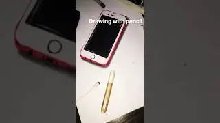 IPHONE6S+ REALISTIC 3D DRAWING ON PAPER! #shorts DANILLUSION