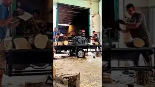 Amazing Log Splitter #logsplitter #firewood