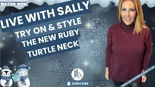 LIVE With Sally - Try On & Style The New Ruby Turtle Neck Jumper