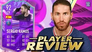 5⭐ SKILL MOVES 92 FUT BIRTHDAY RAMOS PLAYER REVIEW! SBC SERGIO RAMOS FIFA 22 Ultimate Team