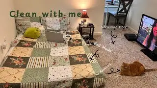 Clean With Me + Room Tour | Organizing, Moving, Tidy with me