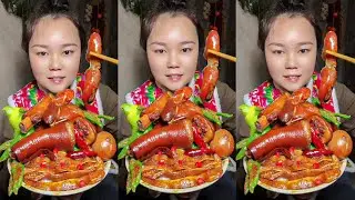 Let’s Eat Show | Satisfying Eating Braised Pork Ribs, Pig Tails & Chicken Home Cooking Delicious