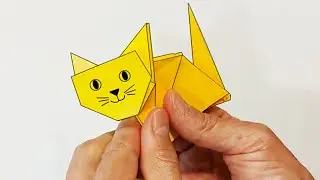 Origami Cat Tutorial | How To Make A Paper Cat