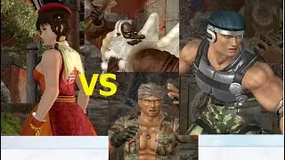[熊八玩game] Dead or Alive 4 Leifang vs Tengu, Leon, Bayman Edited version 編集版