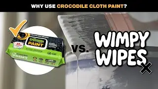 Crocodile Cloth Paint Wipes vs. The Competition