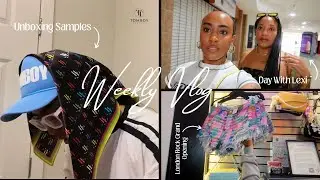 WEEKLY VLOG: Unboxing Samples | QT With My Cuz | Boutique Grand Opening