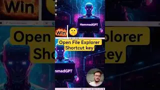 Open File Explorer | Computer Shortcut Keys #shorts #youtubeshorts #computer #tech #shortcutkeys