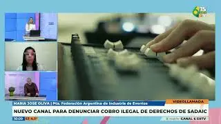 D6 | Maria Jose Oliva - Nuevo canal para denuncia cobro ilegal de Derechos de SADAIC