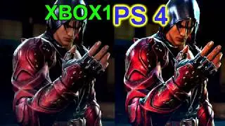 TEKKEN 7 Xbox One vs PS4 TEST GRAPHICS