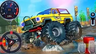 Monster Truck Driving In Offroad - Mud and Rocks Jeep Driver Derby Simulator - Android GamePlay