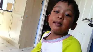 Arka very happy with mum & dad- UK summer 2016