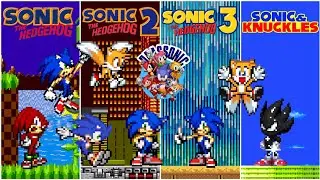 Sonic Modern Advanced Style In Sonic Classic Trilogy &bull; Sonic Classic Hack 