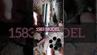 six barrel antique gun #antique