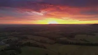 Colley Hill Sunset 19/12/17