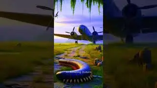 AI Nature Exploration | Amazing Scenery | Ai Giant Millipede #shorts #trending #wow