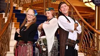 Круиз мечты Диснея Хэллоуин в открытом море Пиратская ночь День 2 🌊 🛳 🎃
