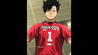 Top 10 Strongest players in Haikyuu!!😈 #anime