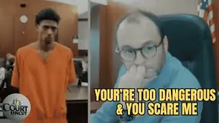 Judge Fleischer Says Defendant Is Too Dangerous & He Scares Him!