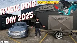 950 RWKW MONSTER FORD BARRA ПОКОРЯЕТ ВСЕХ НА FPVGTC DYNO DAY 2025..более 20 автомобилей выехали н...