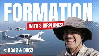 We Flew 3 DIAMOND TWINS in Formation! | PLUS ICON A5 FLIGHT