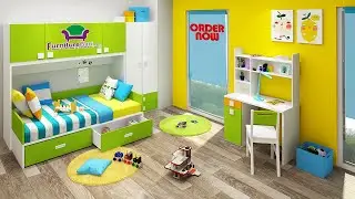 Kids Bedroom Ideas For Small Rooms | Children Bedroom Design Furniture
