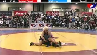 2011 U.S. Open FRI WM 63 KG: Vanessa Oswalt vs. Alli Ragan Quarterfinal
